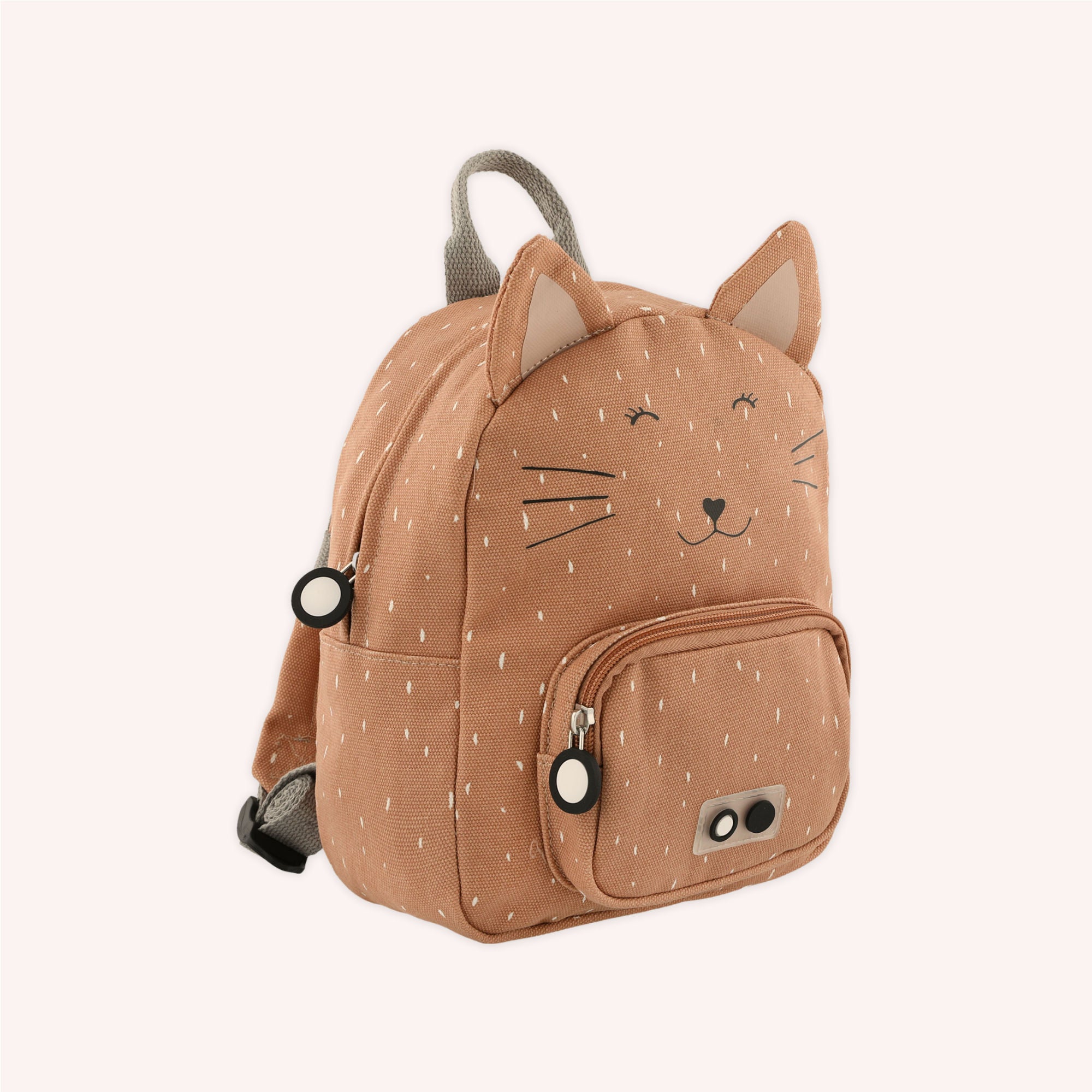 Mini children's backpack with name - cat