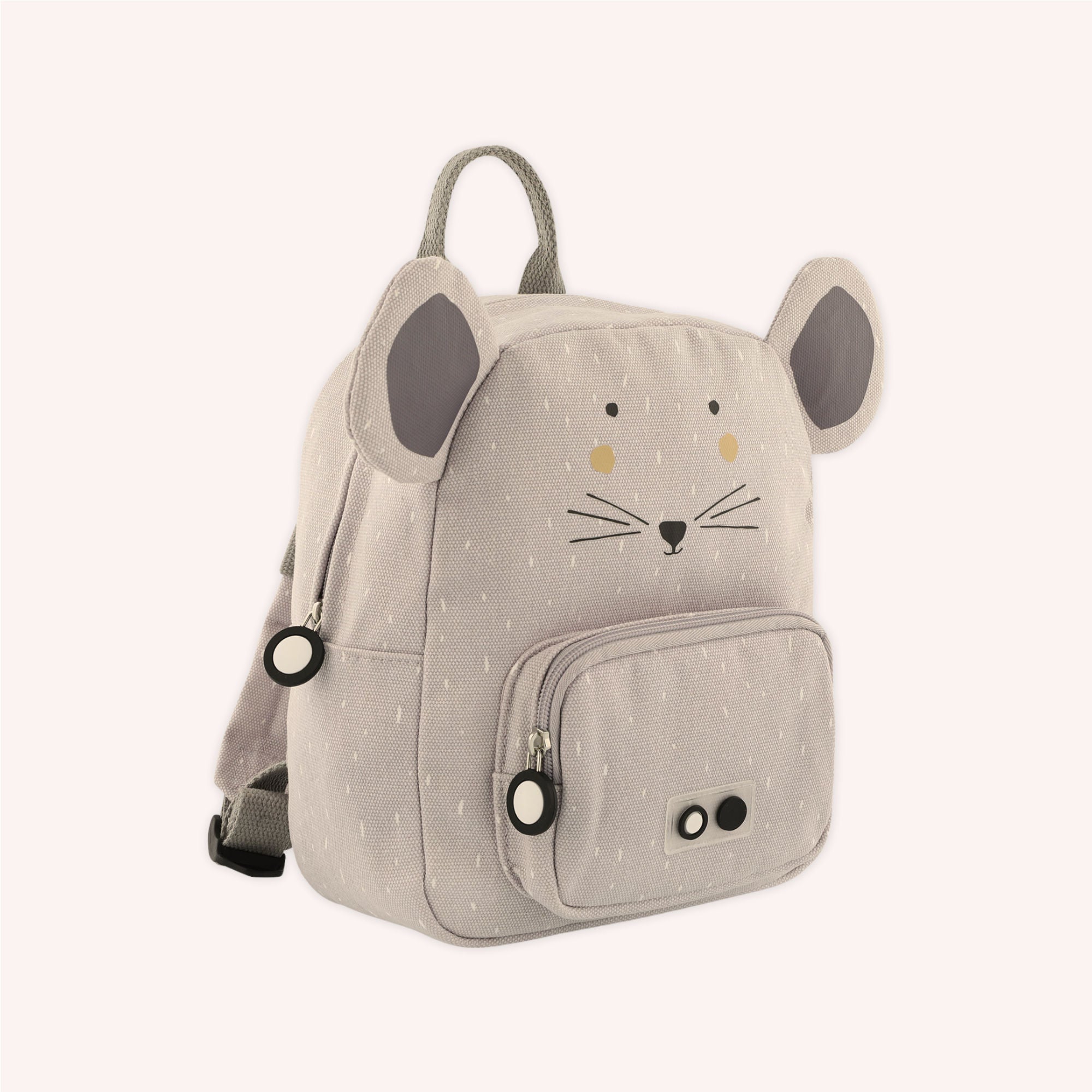 Mini children's backpack with name - mouse