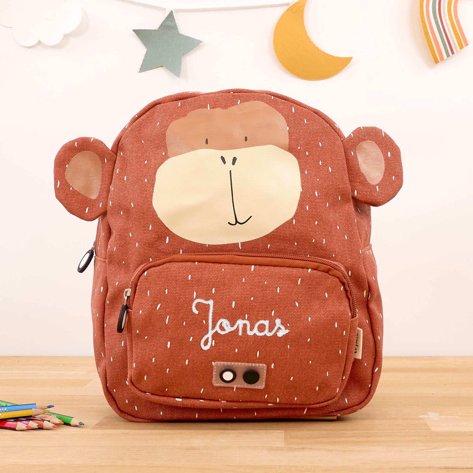 Trixie Kinderrucksack mit Namen - Affe