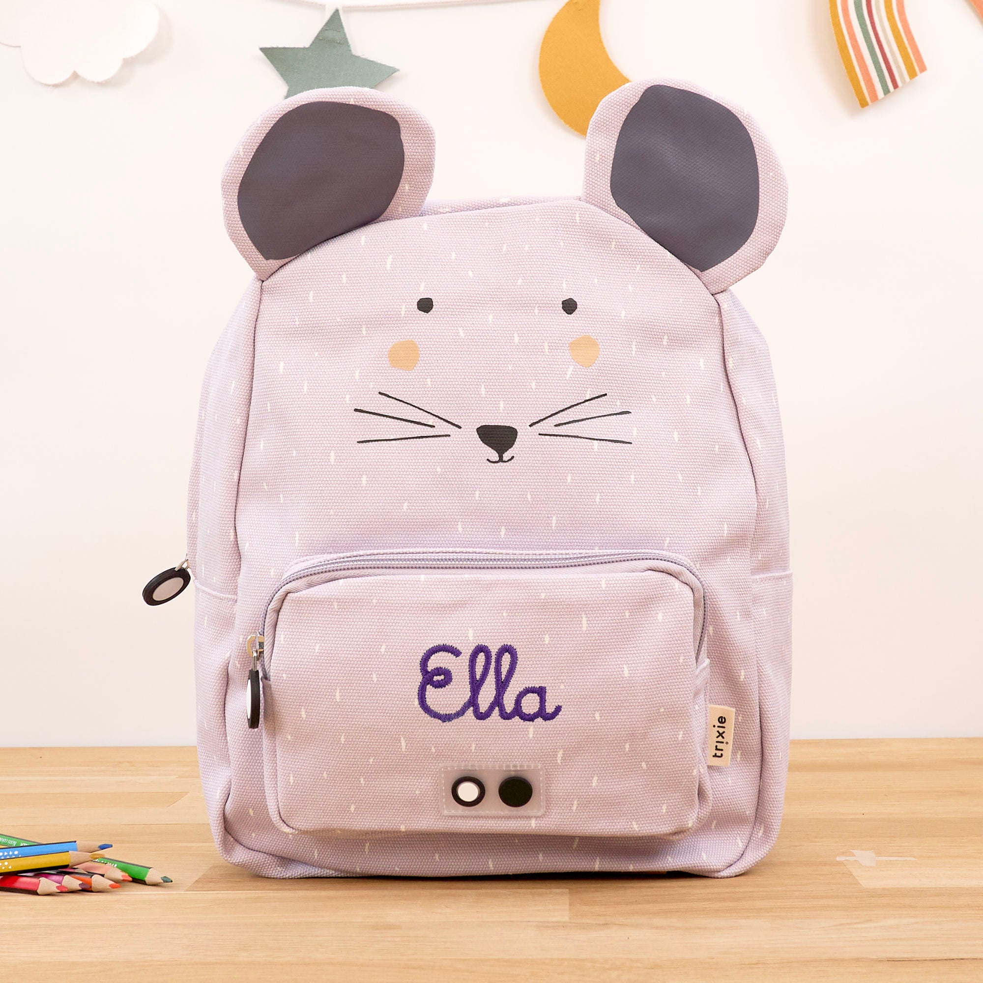 Backpack with names on them online