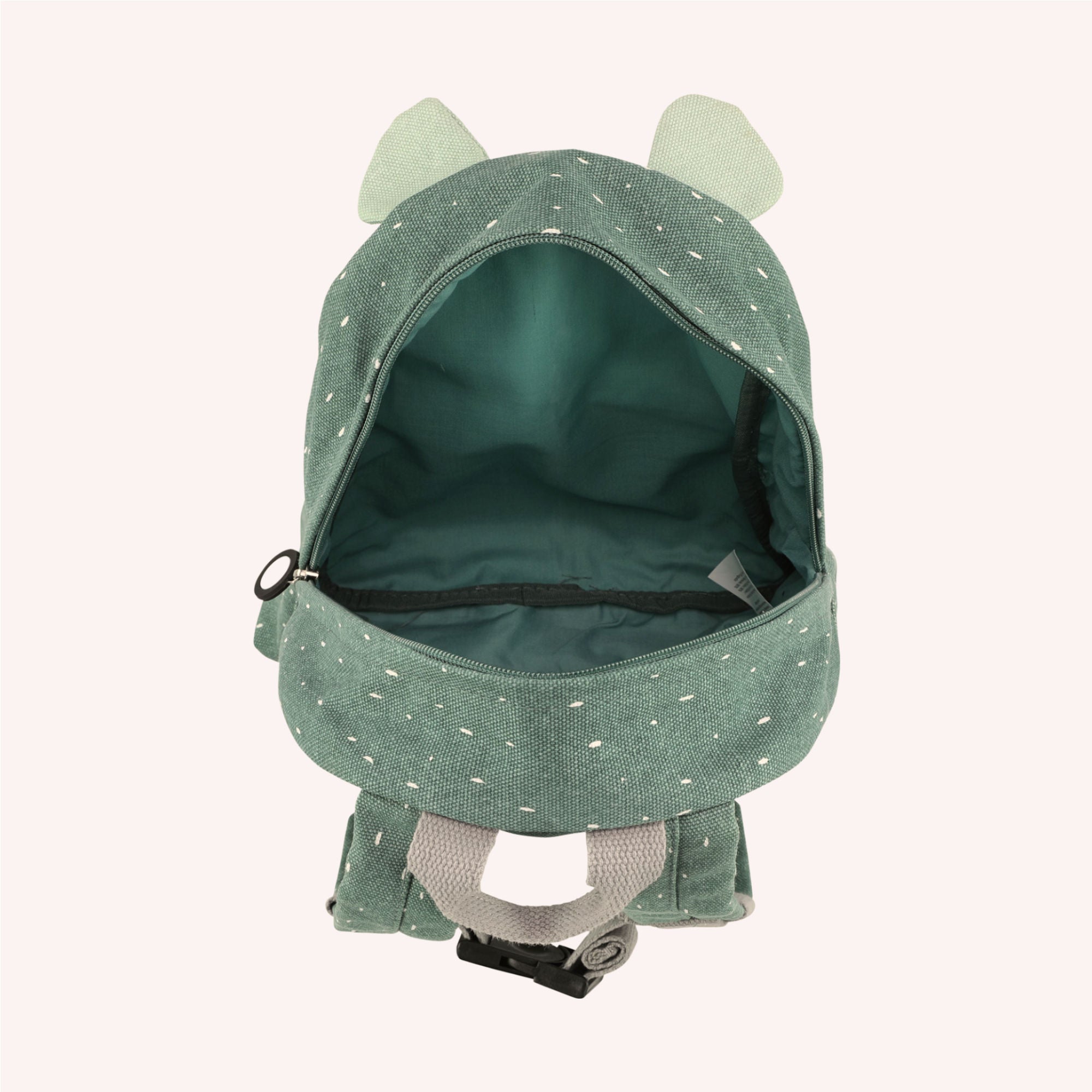 Ensemble de sac à dos pour enfants avec nom - hippopotame