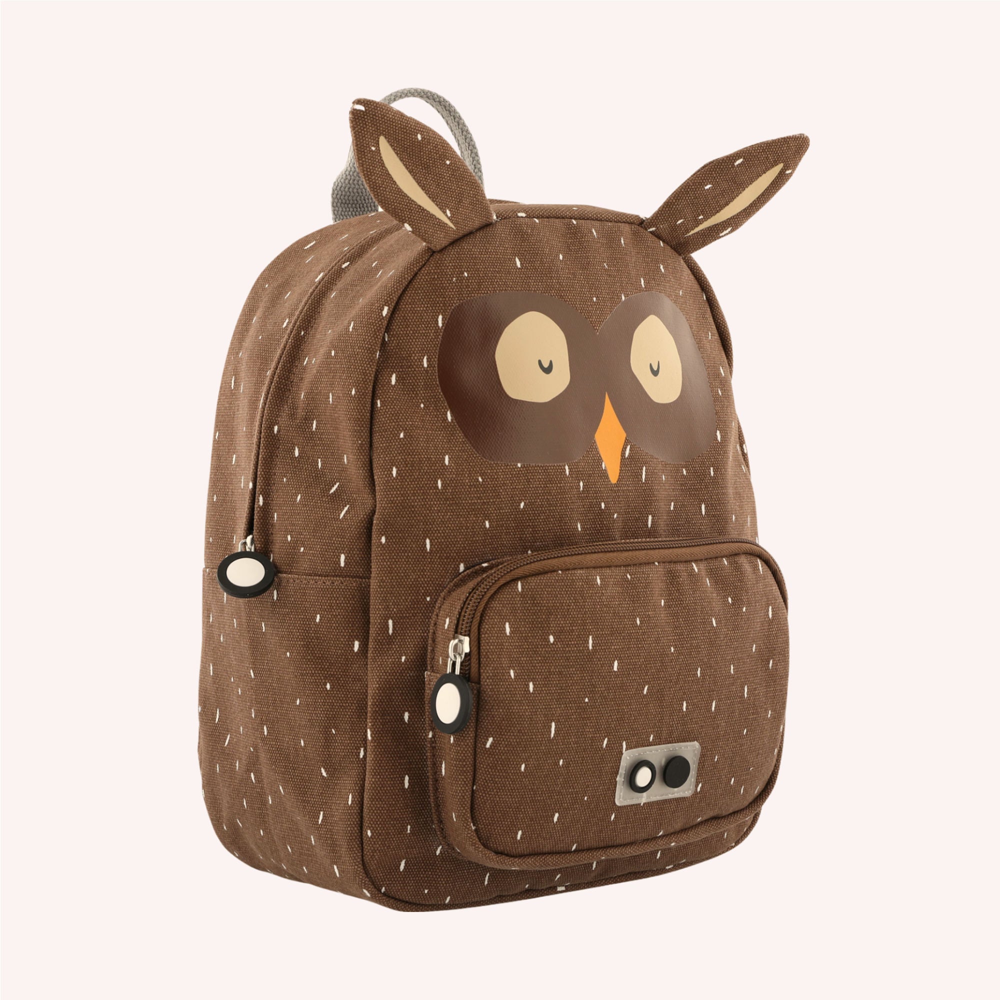 Children's backpack set with name - owl