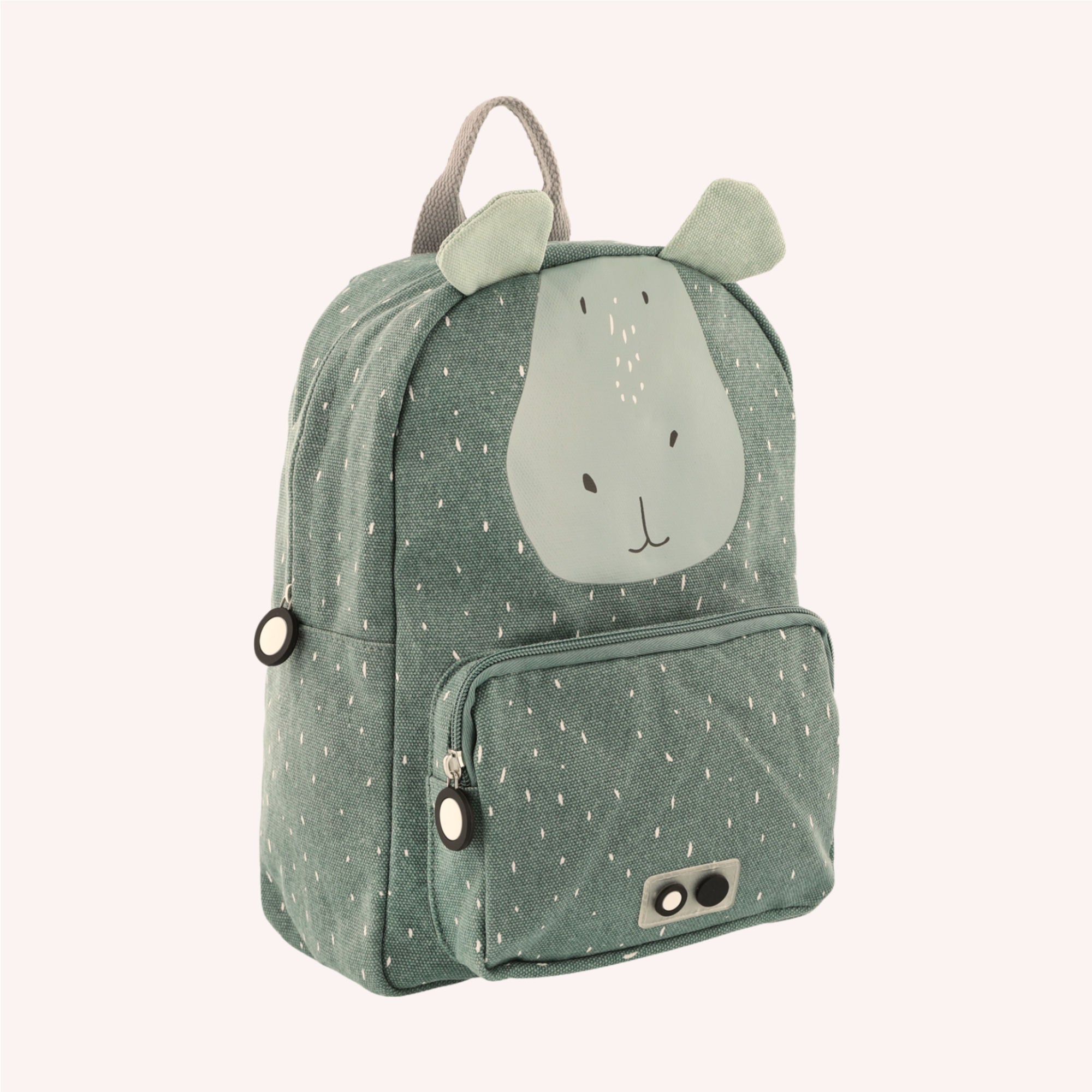 Ensemble de sac à dos pour enfants avec nom - hippopotame