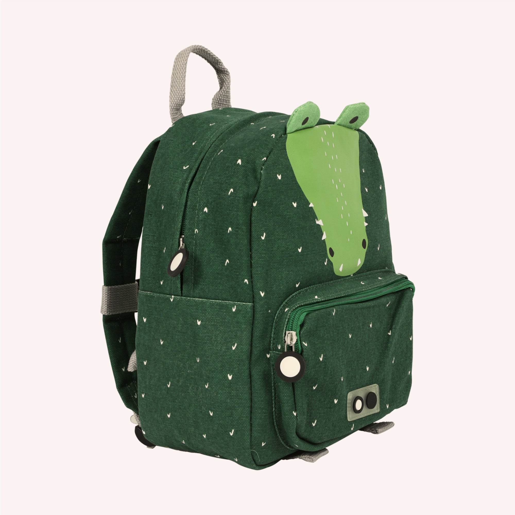 Children's backpack set with name - crocodile