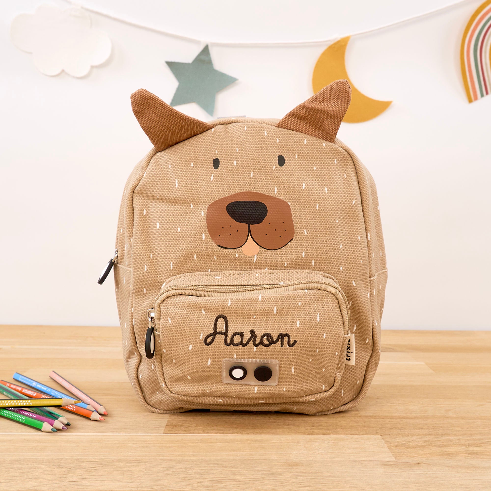 Mini children's backpack set with name - Hundi